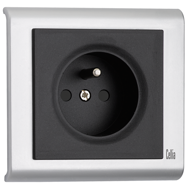 Socket-Outlet with Earthing Pin