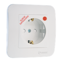 Surge-Protective Socket Outlet with Child Protection