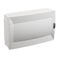 Surface Mount Distribution Box with Terminal Module 16 - Opaque