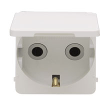 Schuko Socket Outlet with Lid Module