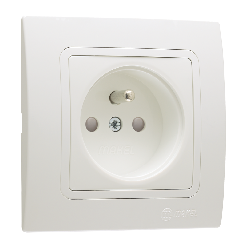 Socket Outlet with Earthing Pin and Child Protection