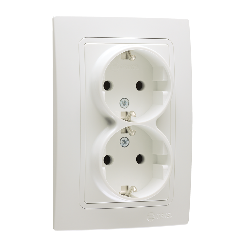 Double Schuko Socket Outlet