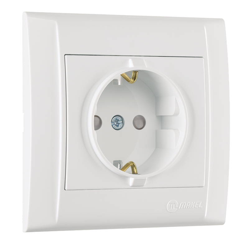 Schuko Socket Outlet with Child Protection