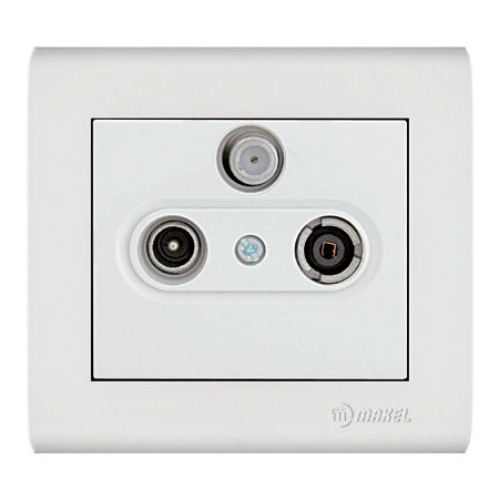 SAT-TV-RADIO TRANSIENT SOCKET OUTLET (5 dB)