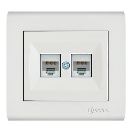 DOUBLE DATA SOCKET (double. cat 5)