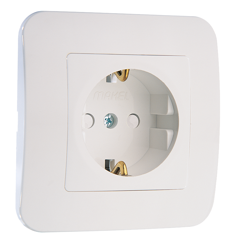 Schuko Socket Outlet with Child Protection