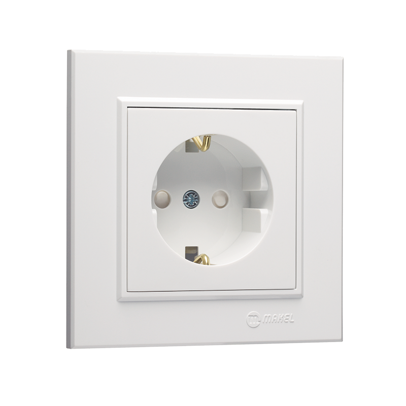 Schuko Socket Outlet with Child Protection