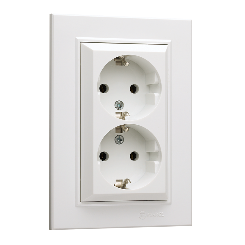 Double Schuko Socket Outlet