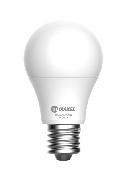 5W Led Bulbs- 3000K