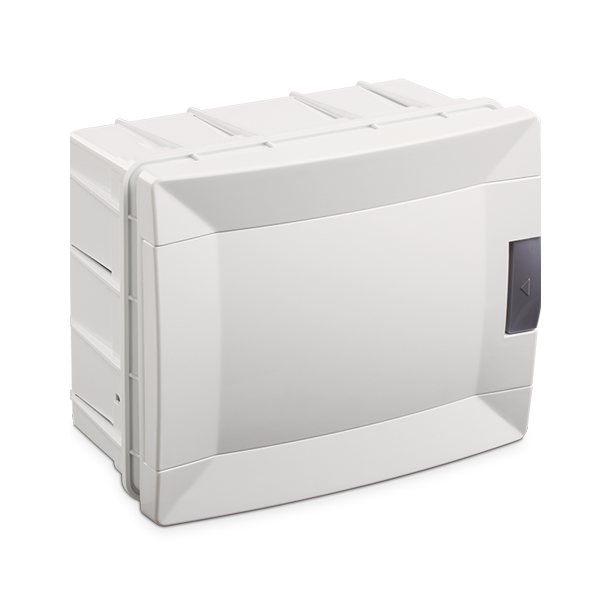 Flush Mount Distribution Box with Terminal Module 6 - Opaque