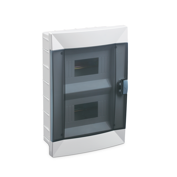 Flush Mount Distribution Box with Terminal Module 16 Double Decker