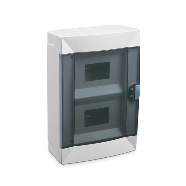 Surface Mount Distribution Box with Terminal Module 16 Double Decker