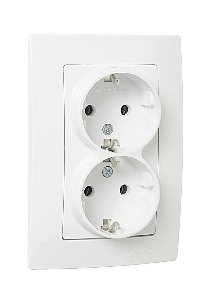 Double Schuko Socket Outlet