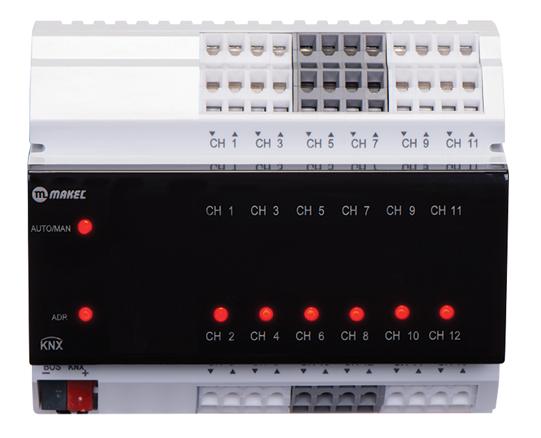 Touch Sense Switch Actuator, 12 Channel 16A MSA1216-CM