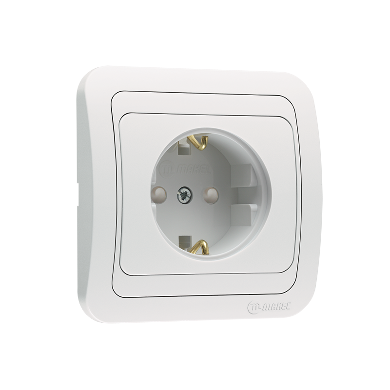 Schuko Socket Outlet with Child Protection