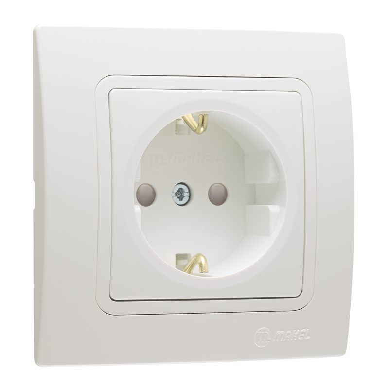 Schuko Socket Outlet with Child Protection