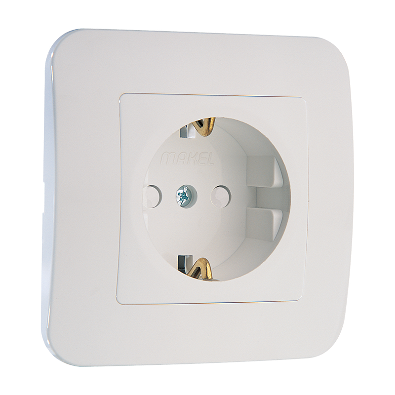 Schuko Socket Outlet with Child Protection