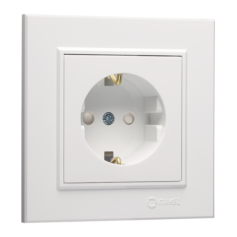 Schuko Socket Outlet with Child Protection