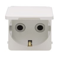 Schuko Socket Outlet with Lid Module