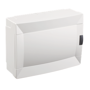 Surface Mount Distribution Box with Terminal Module 12 - Opaque