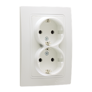 Double Schuko Socket Outlet