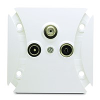TV-RF-SAT Antenna Socket Through 4dB
